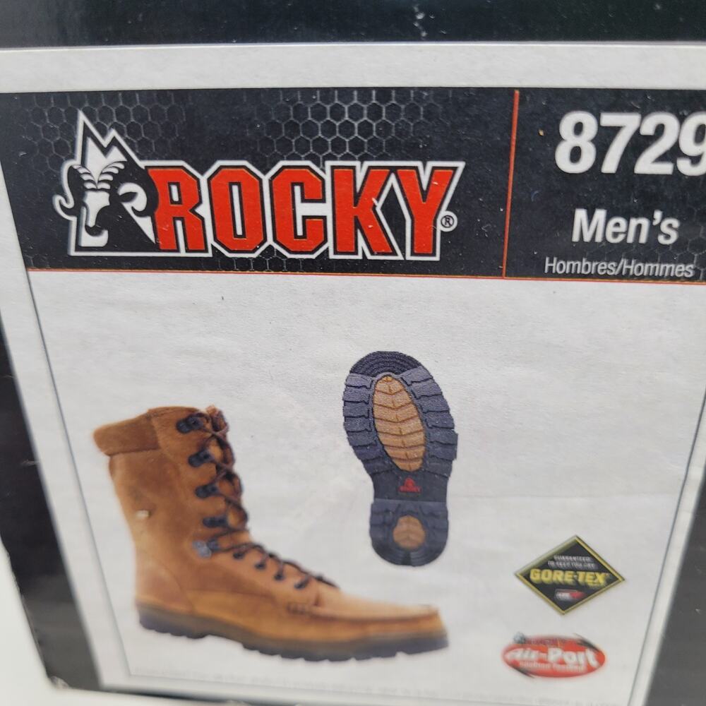 ROCKY OUTBACK GORE-TEX WATERPROOF 8" HIKER BOOTS 8729 Mens 10 M EU 43 Hunt NEW